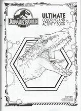 Jurassic Colorear Libro Para Actividades Bendon Park Coloring Activity Mundo Definitivo Ultimate Jurásico Book El sketch template