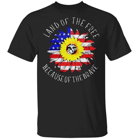 Lend Of The Free Because Of The Brave American Flag Shirt