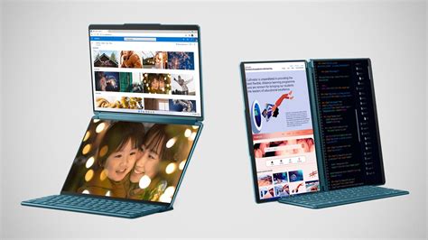 lenovo yoga book  dual screen oled laptop naturally dual screen shouts