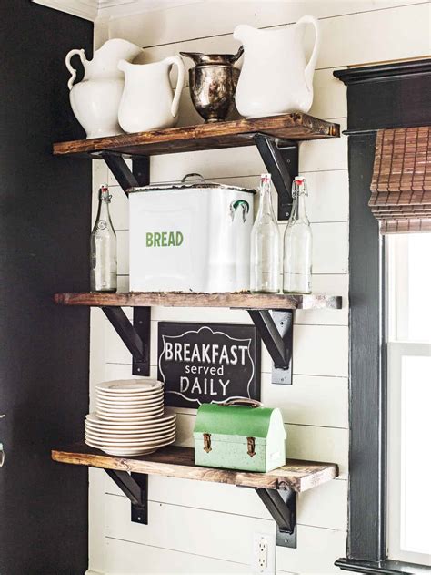 open kitchen shelves farmhouse style intentional hospitality