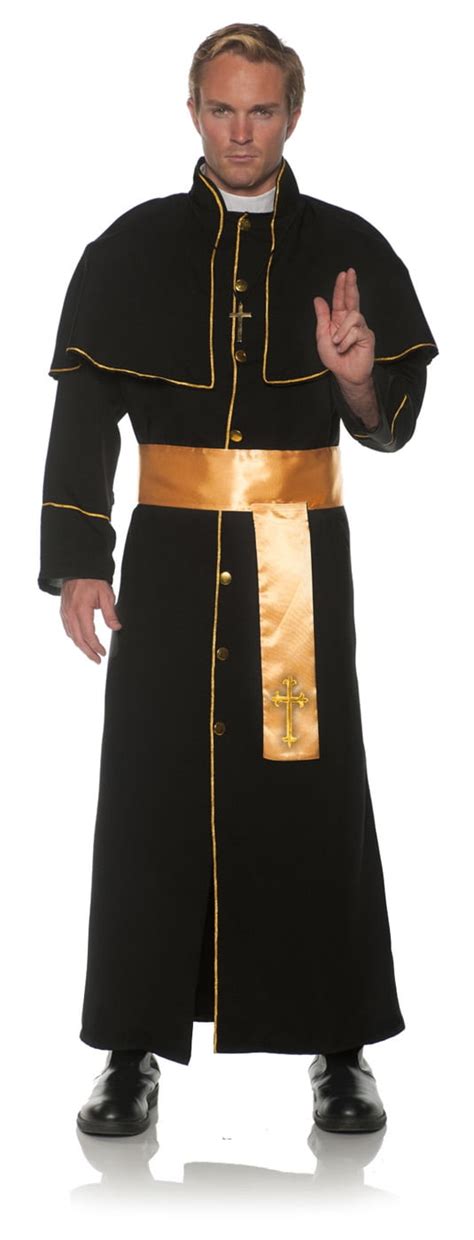 Priest Mens Adult Religious Leader Father Halloween Costume Walmart