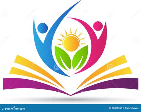 book logo stock vector image