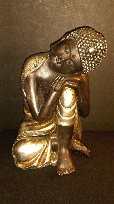 9 5 Tall Oriental Table Sculpture Resting Meditation