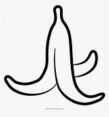Banana Cascara Casca Platano Pinclipart Peeled Bananas Listimg Stickpng Headache sketch template