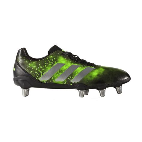 adidas kakari sg rugby boots blacksilvergreen