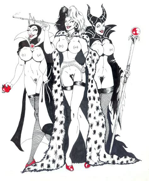 Rule 34 101 Dalmatians 3girls Big Breasts Breasts Crossover Cruella