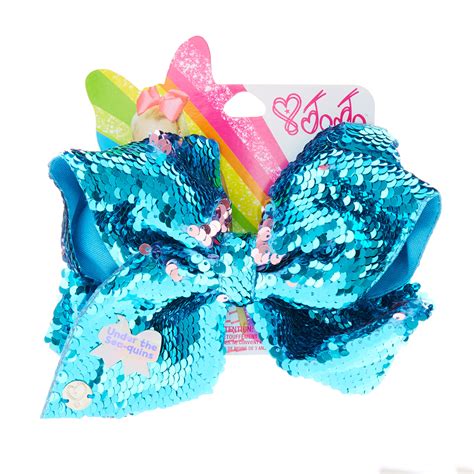 jojo siwa large under the sea quins hair bow claire s