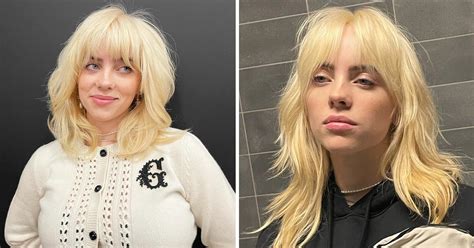 billie eilish reveals  inspired   dye  hair blonde