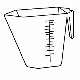 Measuring Cups Line sketch template
