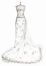 Dresses Coloring Wedding Ball Pages Dress Gown Gowns Drawings Drawing Prom Printable Sketches Designer Fashion Getdrawings Educativeprintable Own Popular sketch template