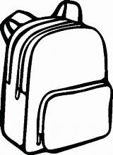 Coloring Pages Bag School Bags Popular sketch template