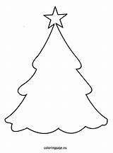 Christmas Tree Coloring Template Star Blank Drawing Printable Outline Clip Angel Pages Family Claus Colouring Xmas Simple Printables Templates Getdrawings sketch template