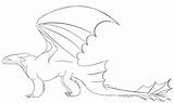 Toothless Coloring Fury Night Pages Lineart Dragon Kids sketch template