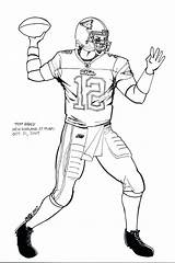 Brady Tom Coloring Pages Patriots Quarterback Printable Kids Drawing Football Sheets Print Patriot Color Coloringhome Bengals Getcolorings Adults England Getdrawings sketch template