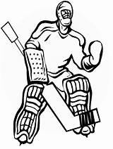 Coloring Hockey Pages Sports Printable Coloringpages1001 Color Sheet sketch template