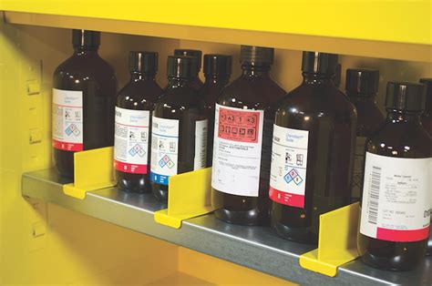 proper chemical storage guidelines  containers   safety cabinet