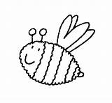 Bee Coloring Coloringcrew sketch template