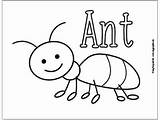 Coloring Pages Bugs Bug Ant Kids Little Insect Color Easy Pill Printable Getcolorings Fun sketch template
