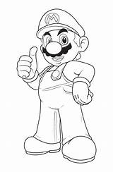 Mario Coloring Pages Super Printable Kids Bros Print Party Book Printables Create sketch template