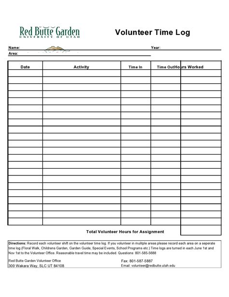 printable time log templates excel word templatearchive