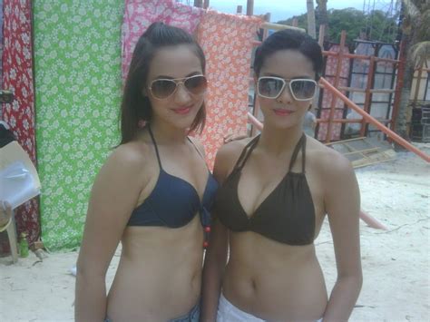 Melissa Ricks And Erich Gonzales On Bikini Sexiest Pinays