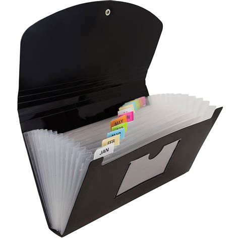 jam paper accordion folders  pocket plastic expanding file check