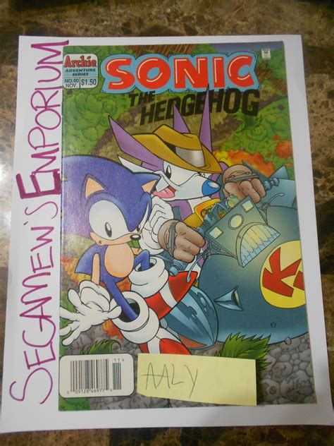 Sonic The Hedgehog Issue 40 Vf [sega Comic Archie]