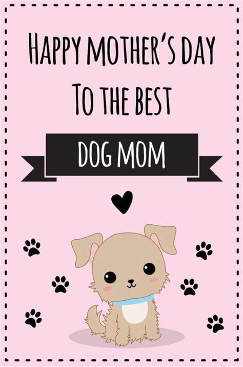 printable dog mom card dog mothers day card puppy card etsy