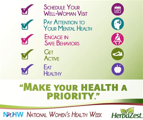 special date national women s health week herbazest
