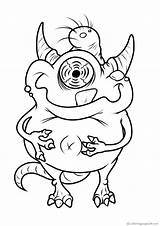 Coloring Pages Monsters Demon Satanic Print Fantasy Books Categories Similar sketch template