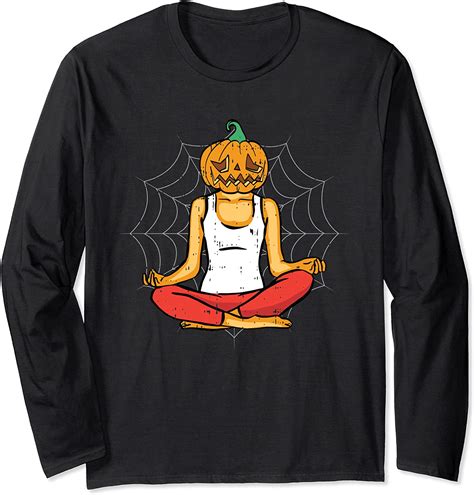 pumpkin head women yoga meditate costume easy halloween
