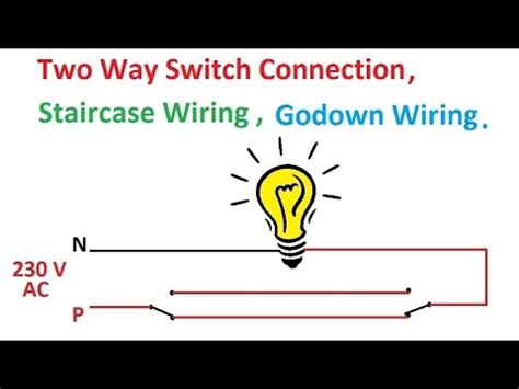 staircase wiring diagram    switch youtube
