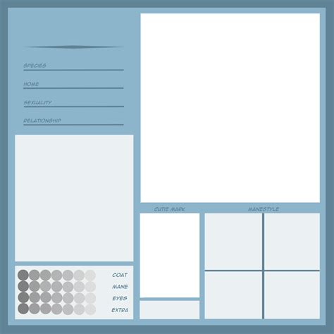 character sheet template  kyaokay  deviantart