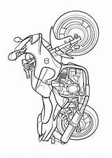Choppers Motoren Motorbikes sketch template