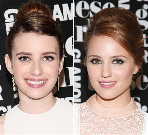 Emma Roberts At ‘glamour’s These Girls’ — Retro Beauty With Dianna