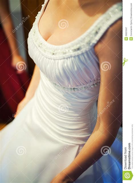 bride cleavage stock image image of special beautiful