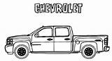 Silverado Chevrolet Dibujos Camioneta Coloring Colorear Para Niños Truck Kids Guardado Desde Carscoloring sketch template
