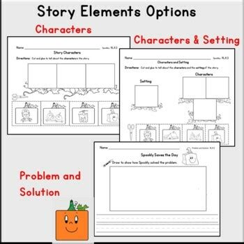 read aloud lesson plan story elements  spookley  square pumpkin