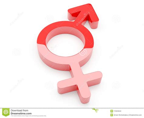 3d Render Of Male Female Symbol Stock Images Image 11024044