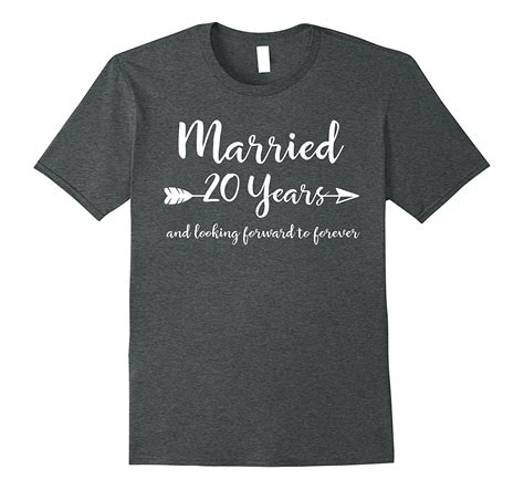 20th Wedding Anniversary T T Shirt Him Her Couples Tee