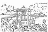 Ausmalbilder Landschaften Landschaft Malvorlagen Ausmalen Pavillon Kostenlos Gartenlaube Pavillion sketch template