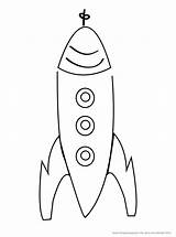 Ausmalbilder Weltall Raketen Rakete Ausmalbild sketch template