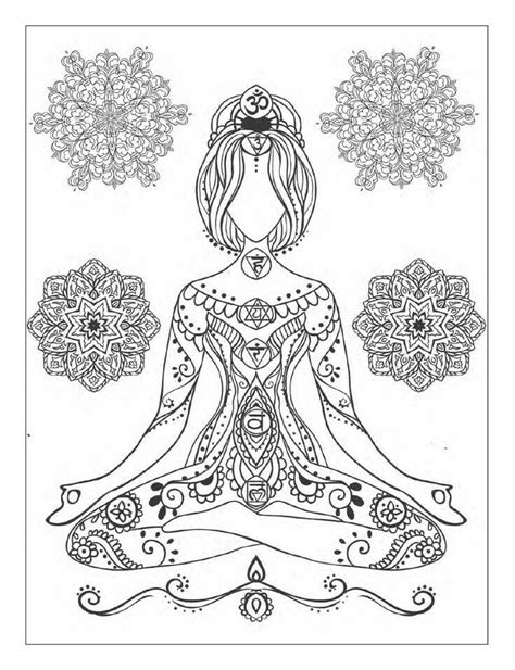pin  claire fraser  yoga mandala coloring pages designs coloring