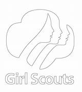 Girl Logo Coloring Scouts Pages Printable Scout Symbol Drawing Sheets Supercoloring Categories Troop Brownie Choose Board sketch template