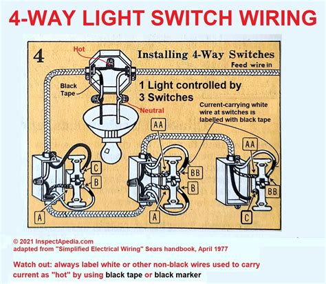 light switch wiring schematic