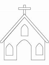 Church Coloring Kids Pages Printable Para Iglesia Children School Crafts Sheets Building Sunday Bestcoloringpages Color Preschool Bible Nursery Toddler Libros sketch template