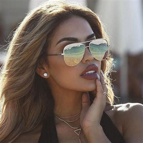 new brand designer fashion sunglasses womens oversized pilot sun