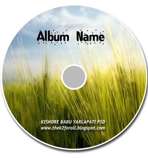 cd cover template photoshop