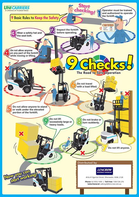 forklift safety tips  basic rules    safety health  safety poster safety tips