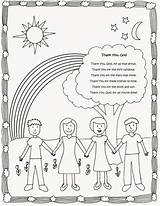 Coloring God Thank Pages Prayer Kids Color Bible Church Children Cute Verse Preschool Made Drawn2bcreative Jesus Sunday School Always Colour sketch template